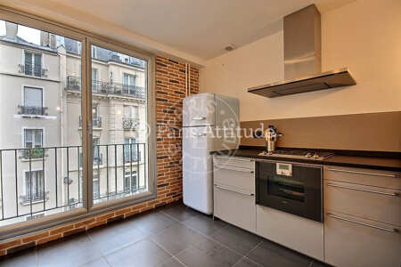 Cuisine Appartement meublé - 100m² - 2 chambres - Place Monge - Paris