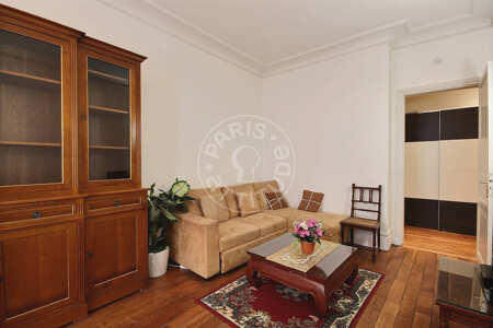 Sala Apartamento mobilado - 61m²  - 1 quarto - Arc de Triomphe - Paris