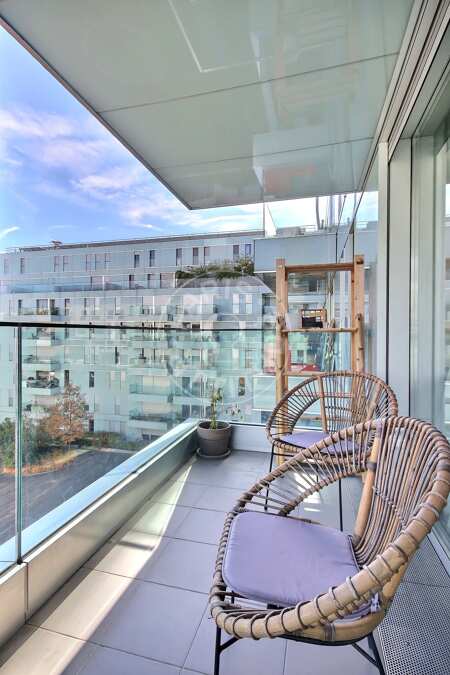 Balcony Furnished apartment - 55m²  - 1 bedroom - Boulogne-Billancourt