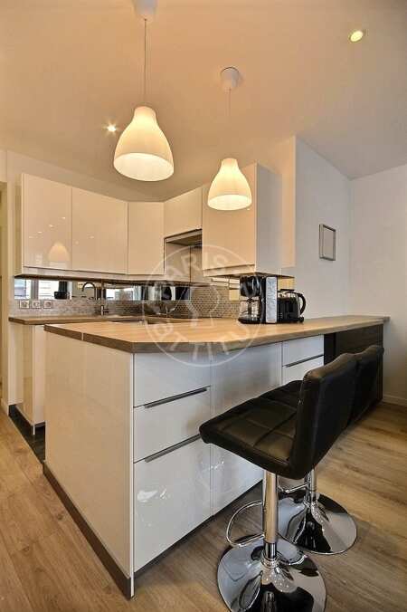 Cozinha Apartamento mobilado - 45m²  - 1 quarto - Montorgueil - Paris