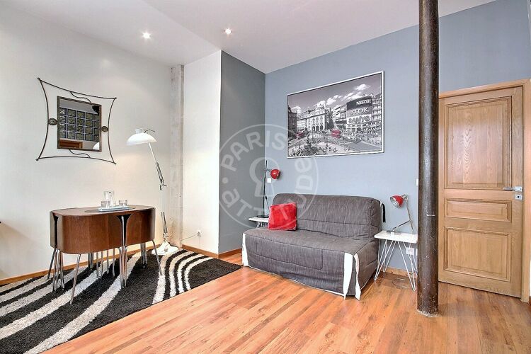 Salon - Studio meublé - Paris 75010 - 11228