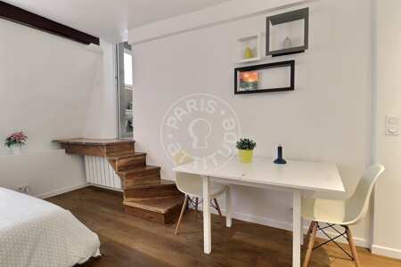 Salon Studio meublé - 25m²  - Saint-Germain - Paris
