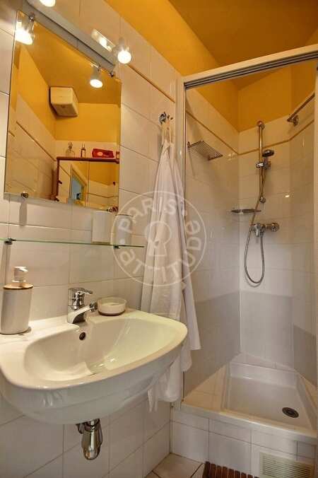 Badezimmer Möblierte wohnung - 30m²  - 1 Zimmer - Alésia - Paris