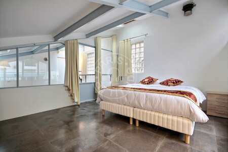 Schlafzimmer Möblierte haus - 128m²  - 2 Zimmer - Place Monge - Paris