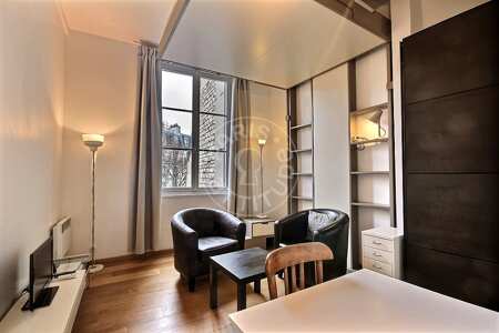 Salón Estudio amueblado - 21m²  - Latin / Saint-Michel - París