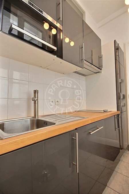 Cocina Estudio amueblado - 21m²  - Latin / Saint-Michel - París