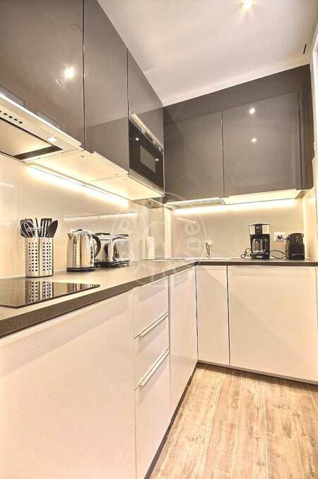 Küche Möblierte wohnung - 33m²  - 1 Zimmer - Convention - Paris