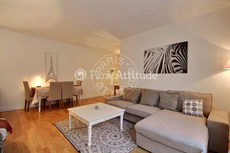 Sala Apartamento mobilado - 75m²  - 2 quartos - Victor Hugo - Paris