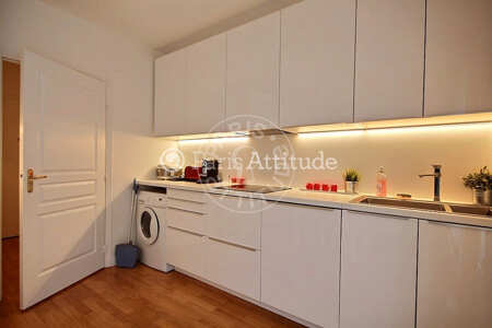 Cozinha Apartamento mobilado - 75m²  - 2 quartos - Victor Hugo - Paris