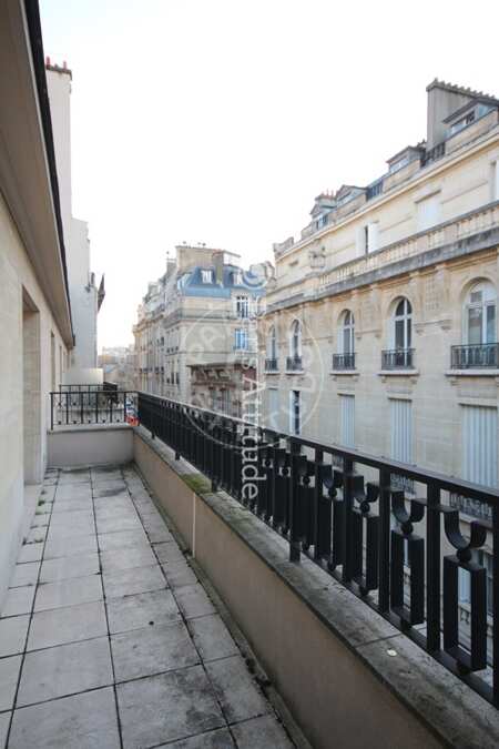 Varanda Apartamento mobilado - 75m²  - 2 quartos - Victor Hugo - Paris