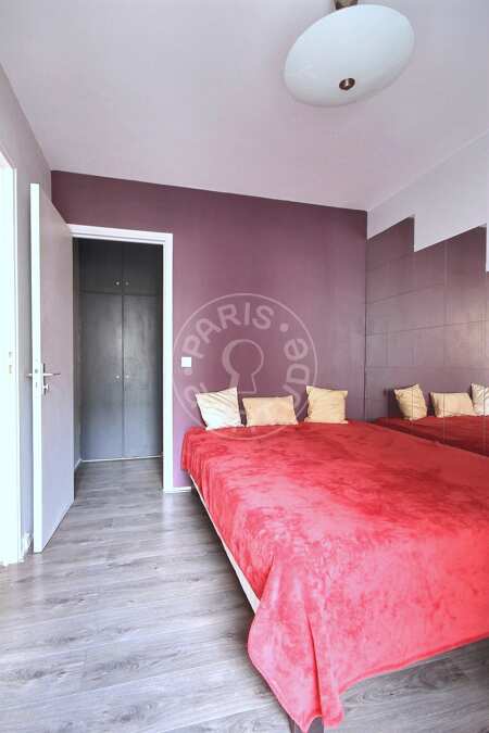 Bedroom Furnished apartment - 60m²  - 1 bedroom - Auteuil - Paris