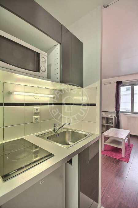 Cucina Monolocale arredato - 18m²  - Levallois-Perret