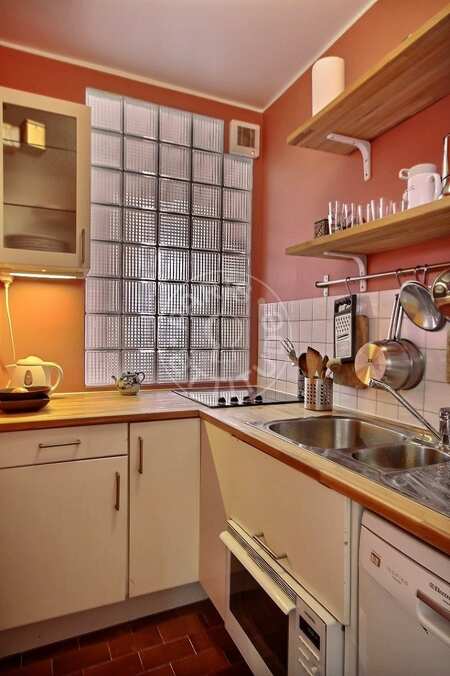 Cuisine Appartement meublé - 40m²  - 1 chambre - Bastille - Paris