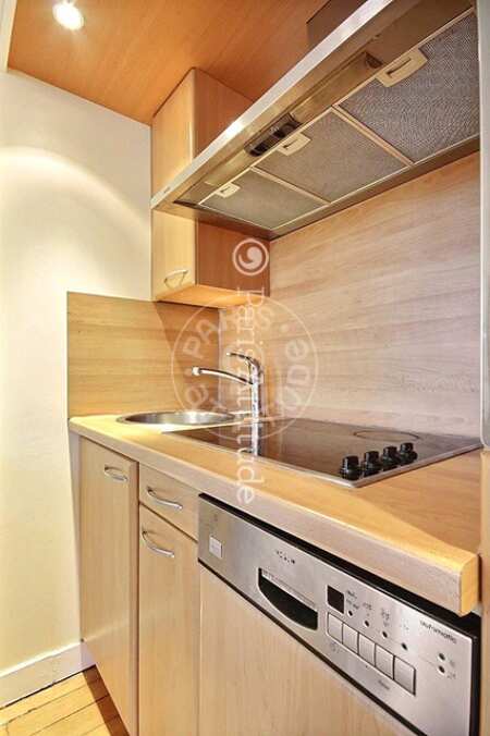 Cuisine Appartement meublé - 50m² - 2 chambres - Montparnasse - Paris