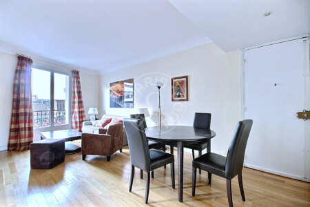 Sala Apartamento mobilado - 60m²  - 2 quartos - Montparnasse - Paris