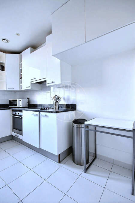 Cozinha Apartamento mobilado - 60m²  - 2 quartos - Montparnasse - Paris