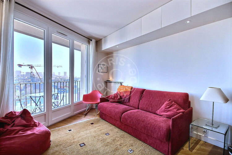 Living room - Furnished studio - Paris 75014 - 11364