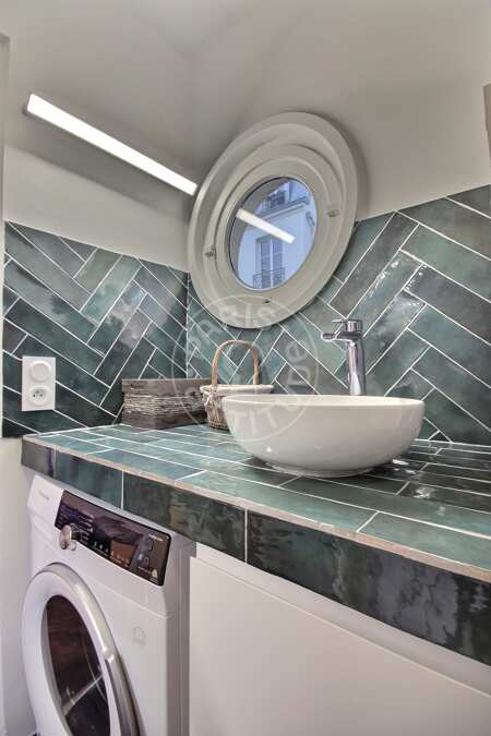 Bathroom Furnished studio alcove - 36m²  - Ledru-Rollin - Paris