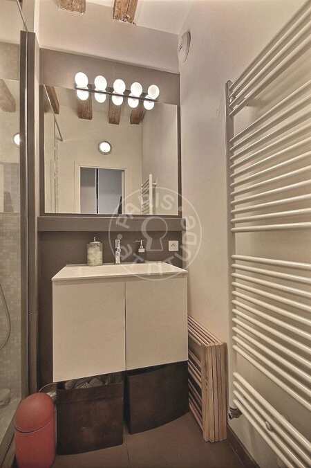 Casa de banho Apartamento mobilado - 47m²  - 1 quarto - Strasbourg Saint-Denis - Paris