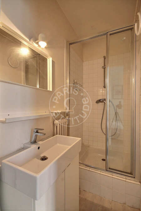 Casa de banho Apartamento mobilado - 40m²  - 1 quarto - Rue de la Pompe - Paris
