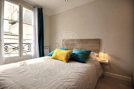 Bedroom Furnished apartment - 27m²  - 1 bedroom - Montorgueil - Paris