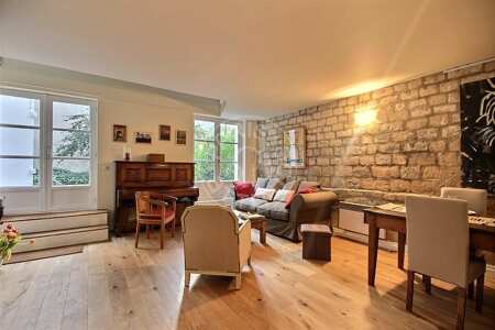 Living room Furnished duplex - 75m²  - 1 bedroom - Musée Picasso - Paris