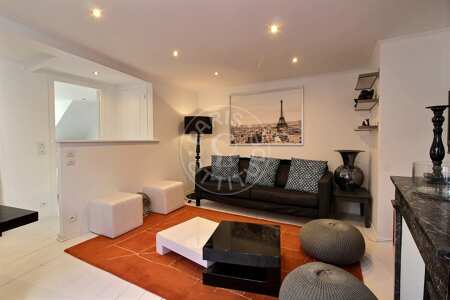 Living room Furnished apartment - 44m²  - 1 bedroom - Miromesnil - Paris