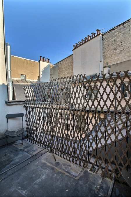 Terrace Furnished apartment - 44m²  - 1 bedroom - Miromesnil - Paris