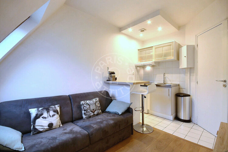 Living room - Furnished studio - Paris 75008 - 11459