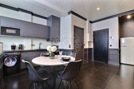 Salón Piso amueblado - 47m²  - 1 dormitorio - Alma-Marceau - París