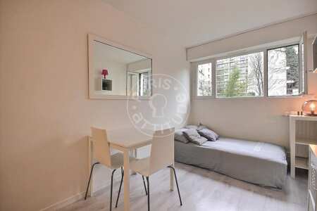 Salón Estudio amueblado - 17m²  - Place des Fêtes - París