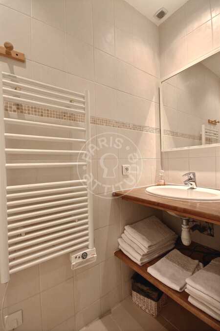 Casa de banho Studio mobilado - 38m²  - Châtelet - Paris