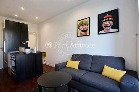 Sala Apartamento mobilado - 29m²  - 1 quarto - Maison de la Radio - Paris