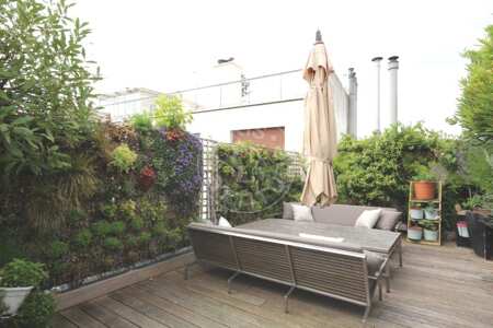 Terrasse Möblierte wohnung - 110m²  - 3 Zimmer - La Muette / Bois de Boulogne - Paris