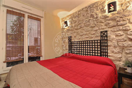 Camera da letto Appartamento arredato - 46m²  - 1 locale - Châtelet - Parigi