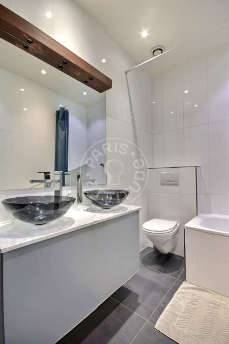 Casa de banho Apartamento mobilado - 52m²  - 1 quarto - Faidherbe Chaligny - Paris