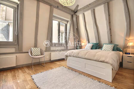 Bedroom Furnished house - 90m²  - 2 bedrooms - Ecole Militaire / Unesco / Duroc - Paris