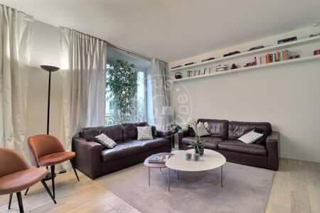 Living room Furnished apartment - 62m²  - 2 bedrooms - La Muette / Bois de Boulogne - Paris