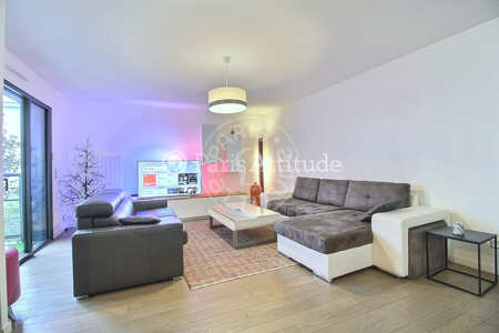 Salon Appartement meublé - 70m²  - 1 chambre - Bastille - Paris