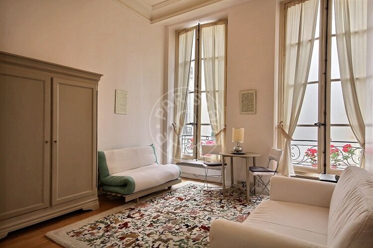 Living room - Furnished studio - Paris 75002 - 11535