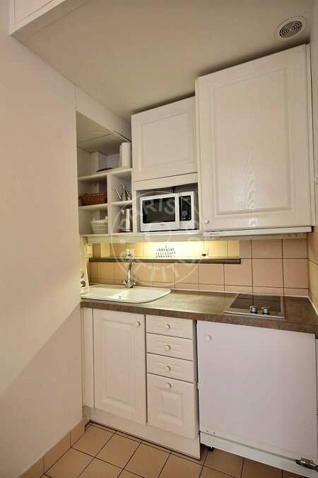 Cocina Estudio amueblado - 26m²  - Montorgueil - París