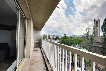 Varanda Quitinete mobilado - 37m² - Porte de Saint-Cloud - Paris