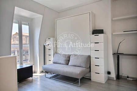 Sala Quitinete mobilado - 19m²  - Batignolles - Paris