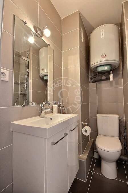 Badezimmer Möblierte studio - 18m²  - Boulogne-Billancourt