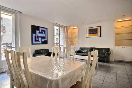 Sala Apartamento mobilado - 105m²  - 3 quartos - Wagram - Paris