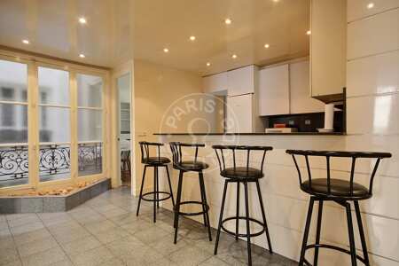 Cozinha Apartamento mobilado - 105m²  - 3 quartos - Wagram - Paris