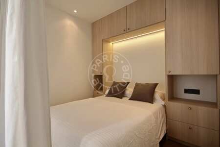 Bedroom Furnished studio alcove - 42m²  - Pyramides / Palais Royal - Paris