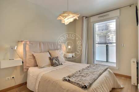 Camera da letto Appartamento arredato - 44m²  - 1 locale - Convention - Parigi
