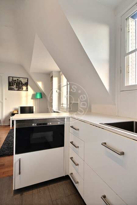 Küche Möblierte wohnung - 35m²  - 1 Zimmer - Miromesnil - Paris