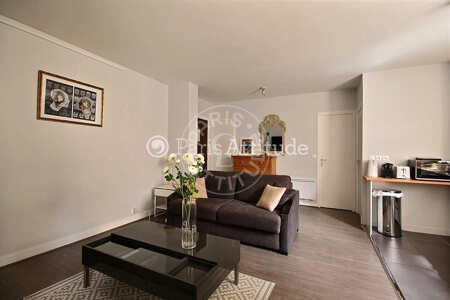 Sala Apartamento mobilado - 42m²  - 1 quarto - Place des Vosges - Paris